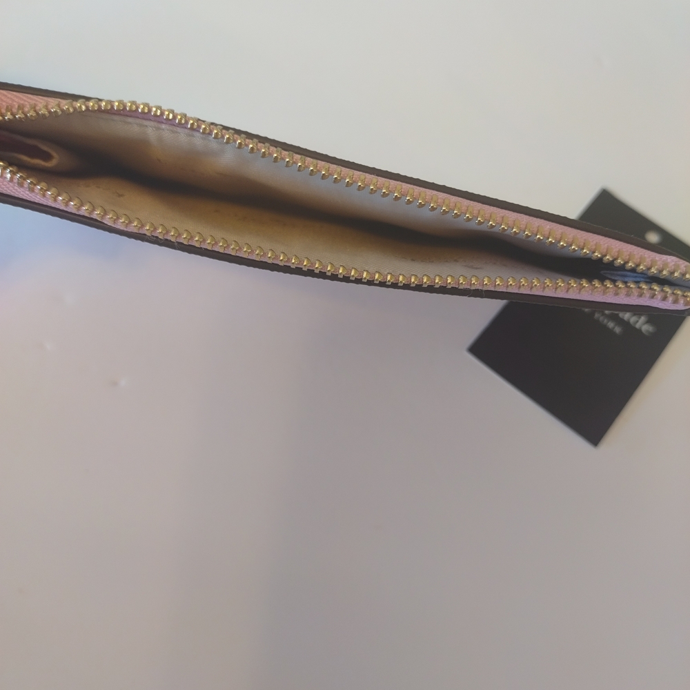 Kate Spade Metallic Pink Wristlet Clutch - Picture 5 of 5